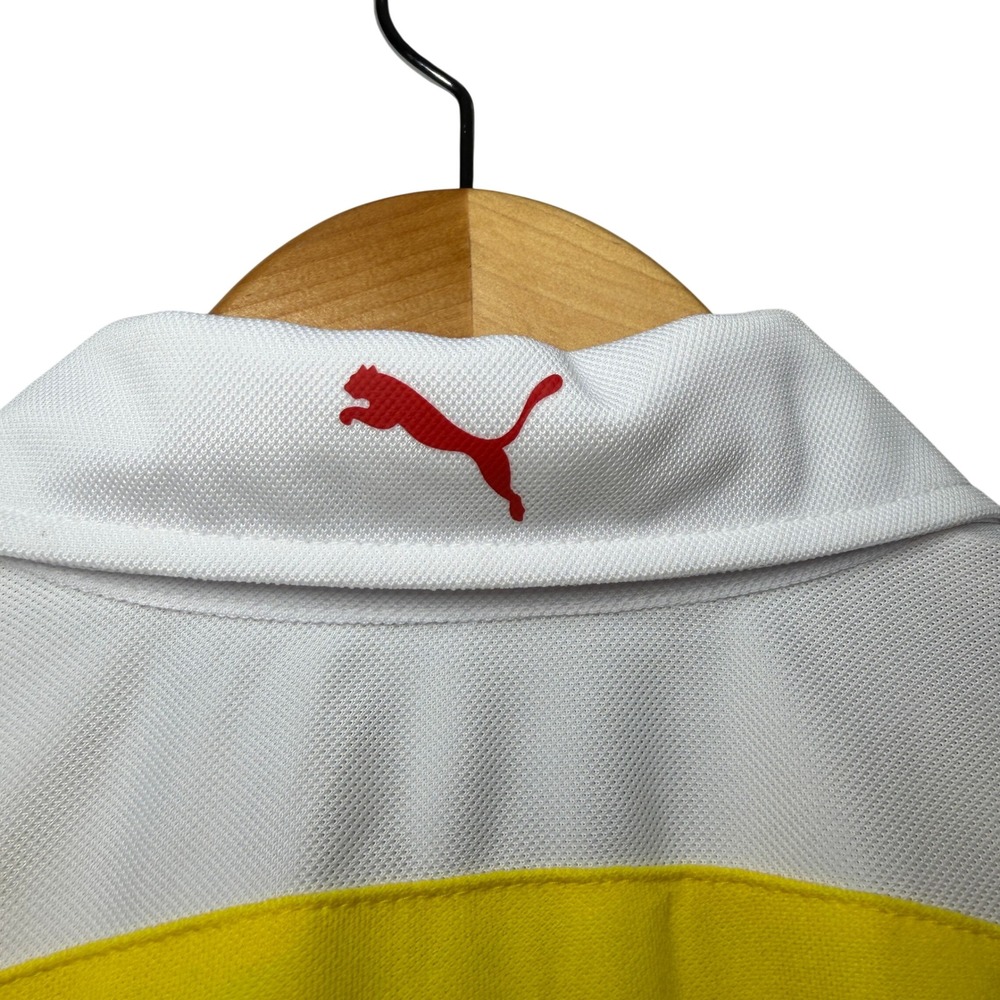 Ferrari Puma Corso Pilota Polo Shirt Mens XL Yellow Italy Racing Golf Sport - Picture 9 of 15